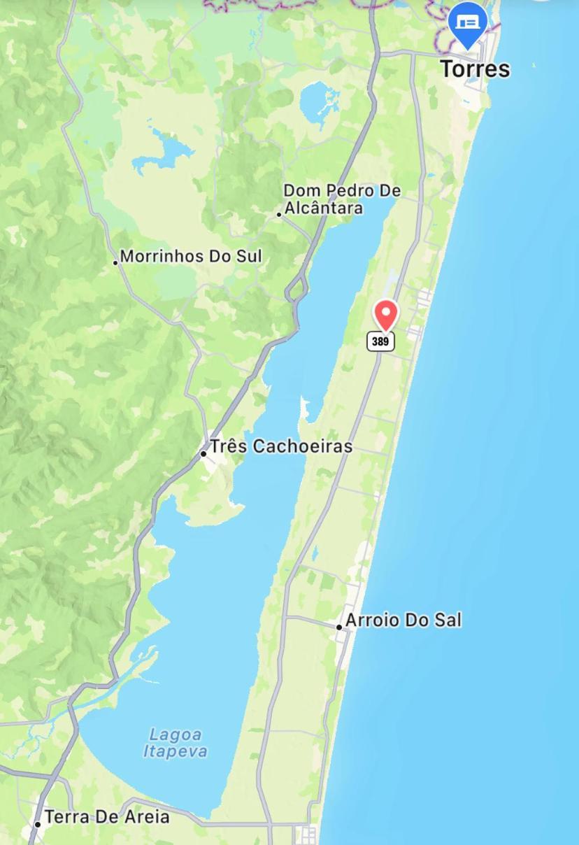 Haras Trevo De Ferro, Praia, Piscina E Campo Torres Eksteriør billede